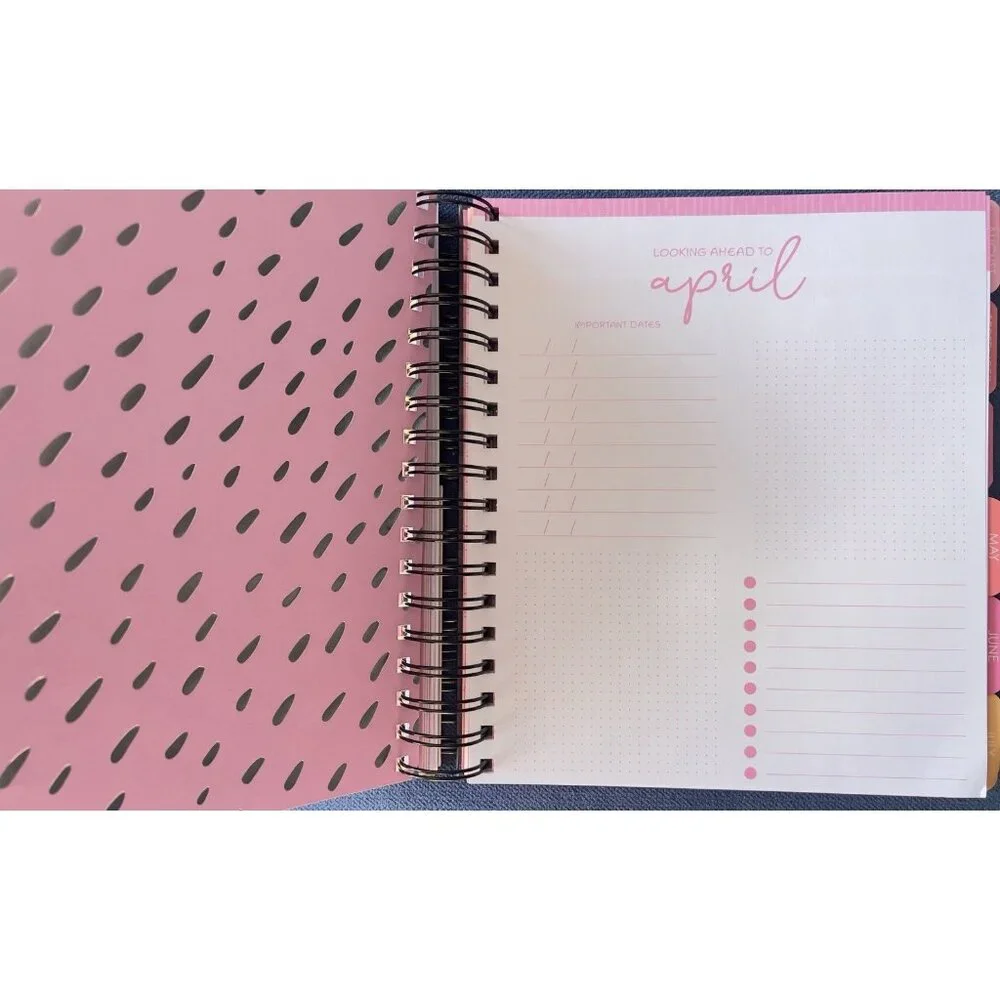 17 Month Planner Black CAMO Aug 2025 -Dec 2026 Weekly Planning Note Page Gift
